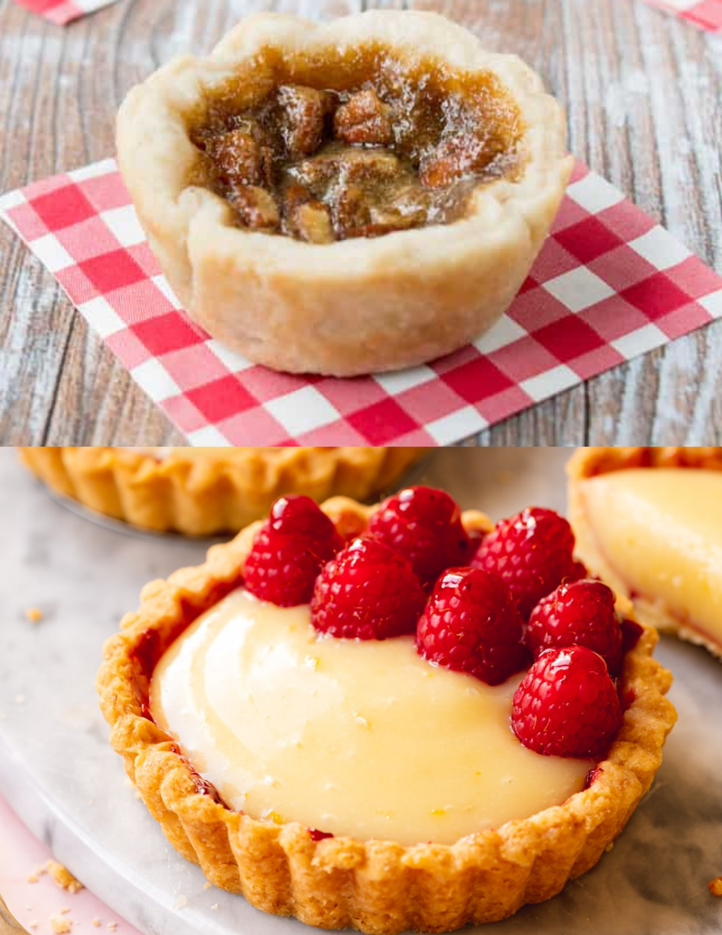 Make healthy butter and lemon tarts (GF and Vegan upon request)