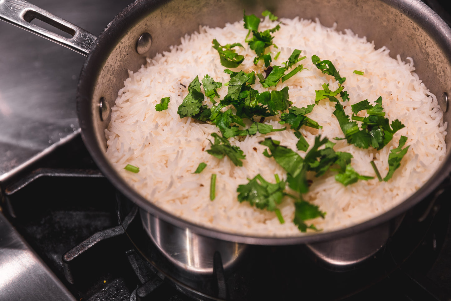 Prawns in Coconut Curry with Cumin Scented Basmati Rice - With Annie M.