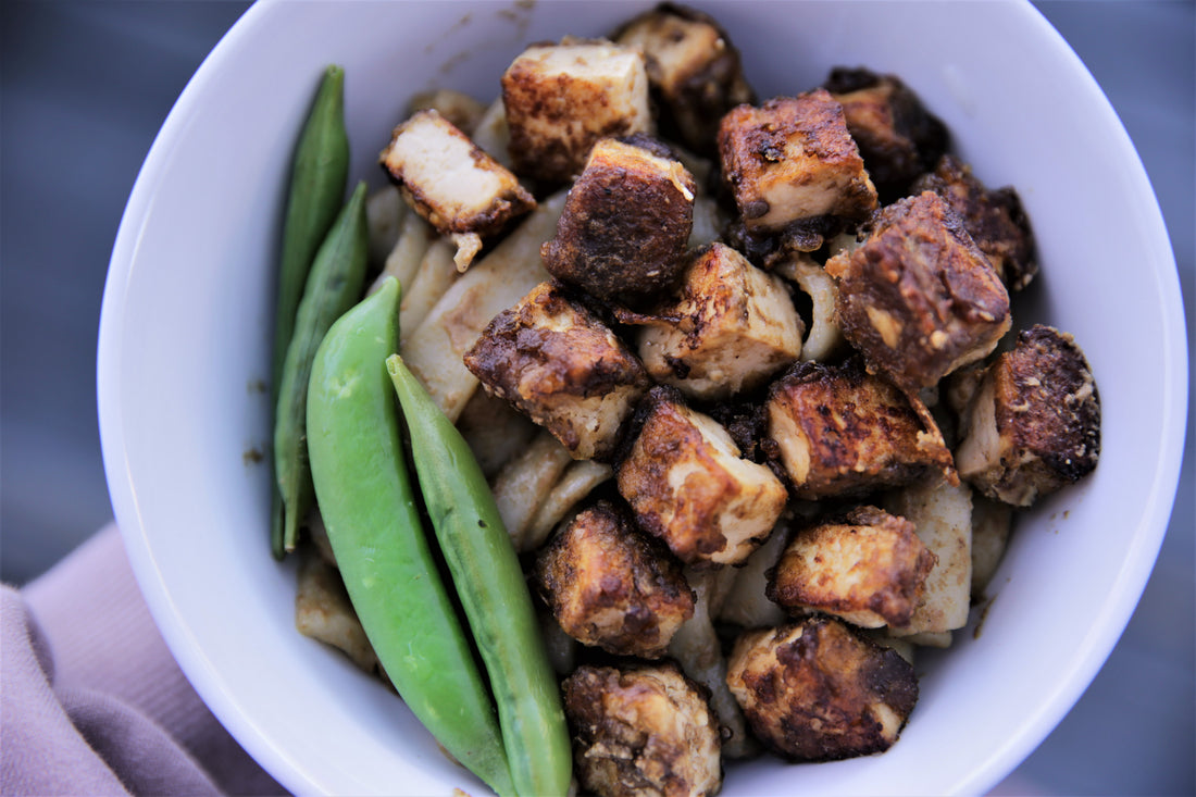 Vegan Hoisin Tofu Udon