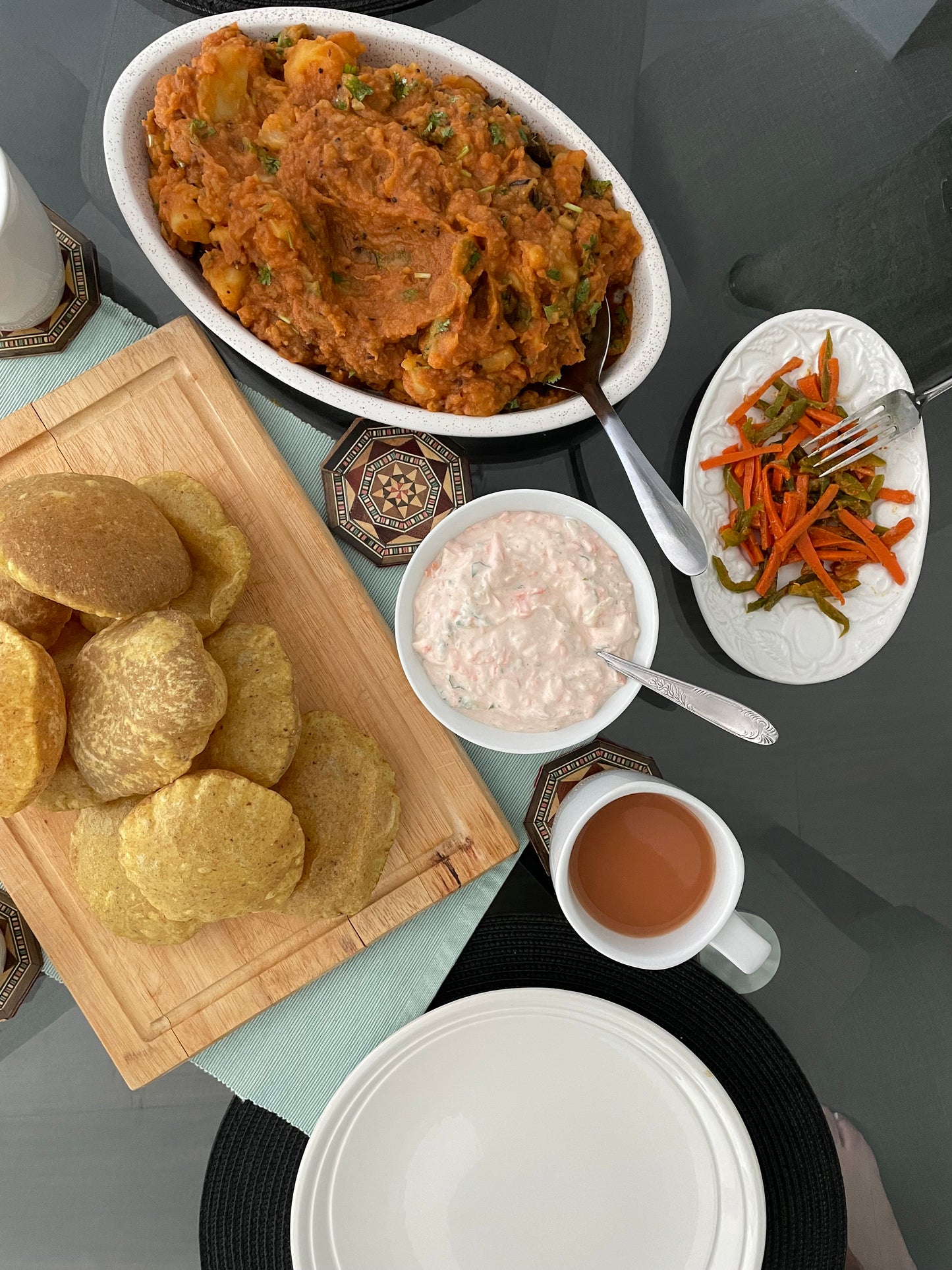 Poori Bateta (Indian Breakfast) - With Annie M.