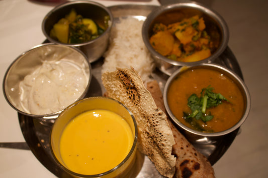 Let’s Eat Thali Together. Cooked by Annie M.