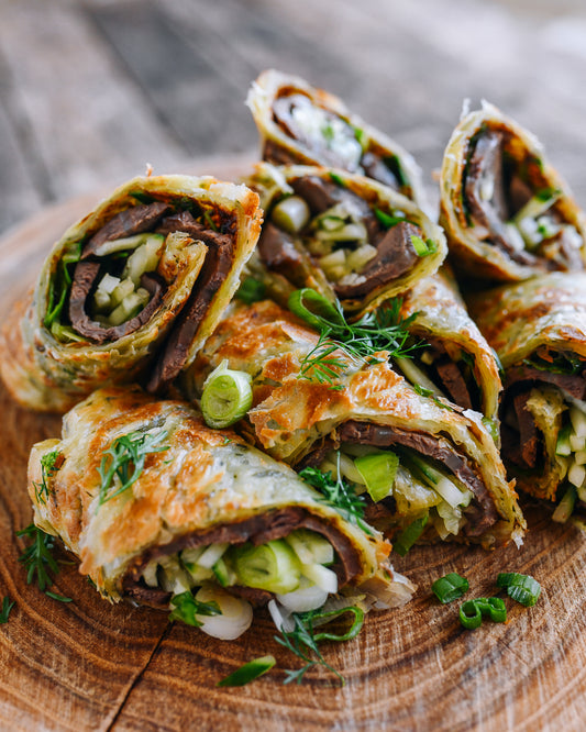 Make Healthy HOISIN SAUCE,Scallion Pancakes w/Braised Beef(GF&Vegan Option)
